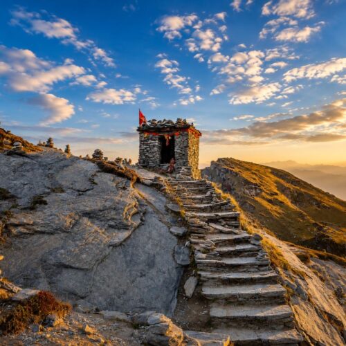 Tungnath Temple highest Shiva temple in Uttarakhand Himalayas