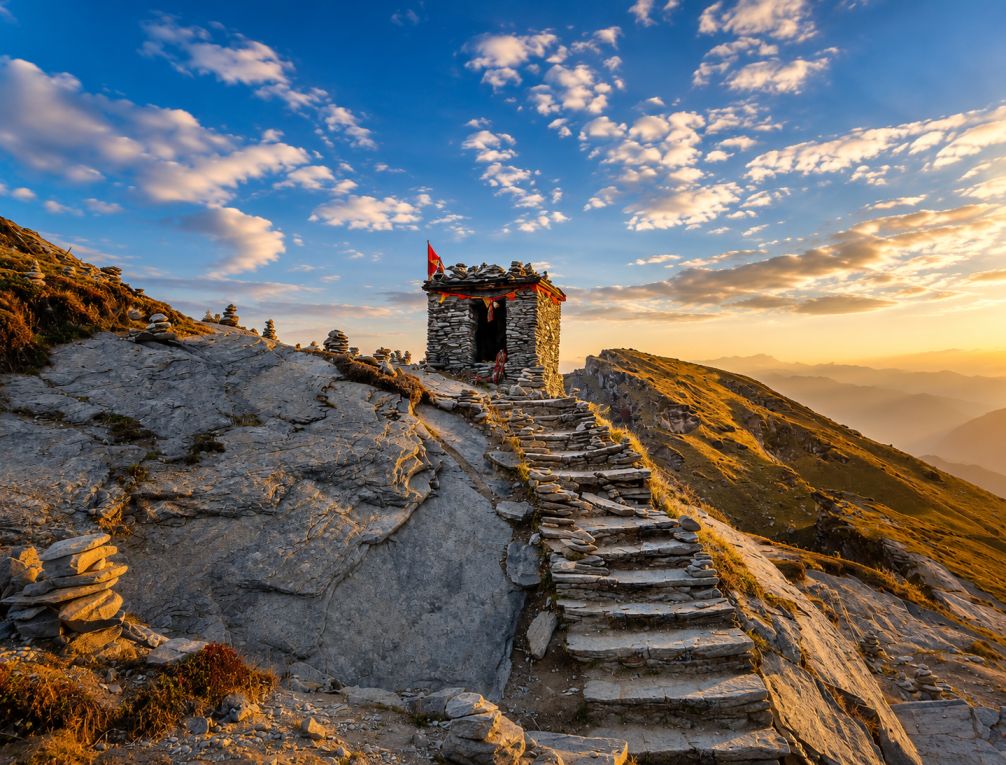 Tungnath Temple highest Shiva temple in Uttarakhand Himalayas