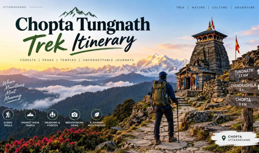 Chopta Tungnath Trek Itinerary: Complete Day-Wise Plan | Trektonic Adventures