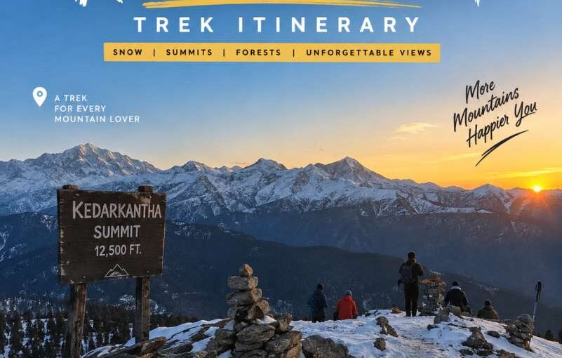 Kedarkantha Trek Itinerary 2026: Complete Day-Wise Guide for Beginners | Trektonic Adventures